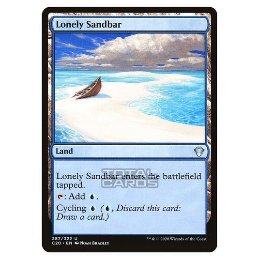 Magic The Gathering - Commander 2020 - Lonely Sandbar - 287/322