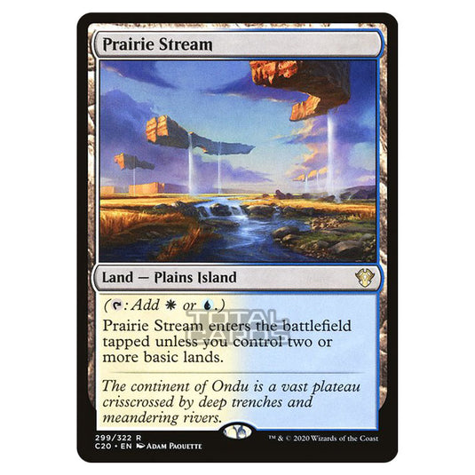 Magic The Gathering - Commander 2020 - Prairie Stream - 299/322