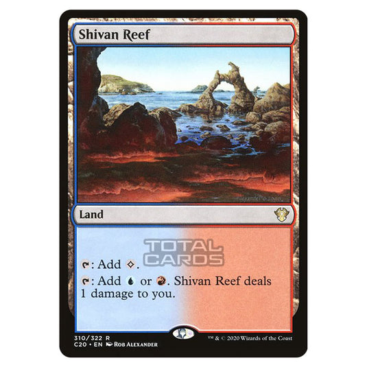 Magic The Gathering - Commander 2020 - Shivan Reef - 310/322