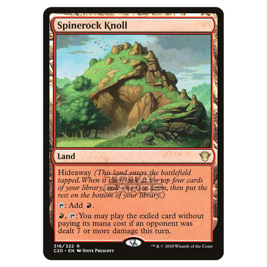 Magic The Gathering - Commander 2020 - Spinerock Knoll - 316/322