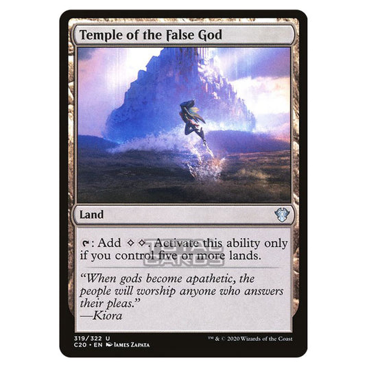 Magic The Gathering - Commander 2020 - Temple of the False God - 319/322