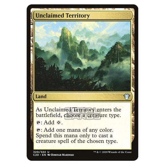 Magic The Gathering - Commander 2020 - Unclaimed Territory - 320/322