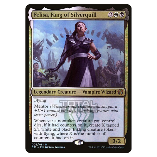 Magic The Gathering - Commander 2021 - Felisa, Fang of Silverquill - 2/409