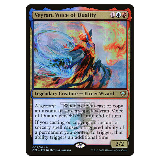 Magic The Gathering - Commander 2021 - Veyran, Voice of Duality - 3/409