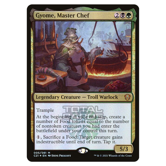 Magic The Gathering - Commander 2021 - Gyome, Master Chef - 5/409