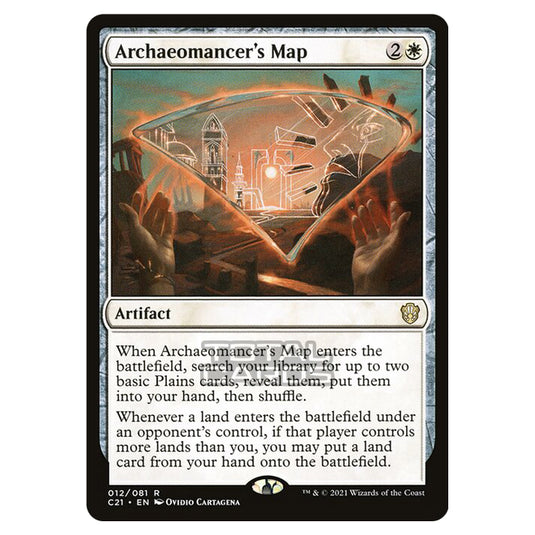 Magic The Gathering - Commander 2021 - Archaeomancer's Map - 12/409