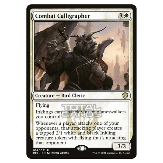 Magic The Gathering - Commander 2021 - Combat Calligrapher - 14/409