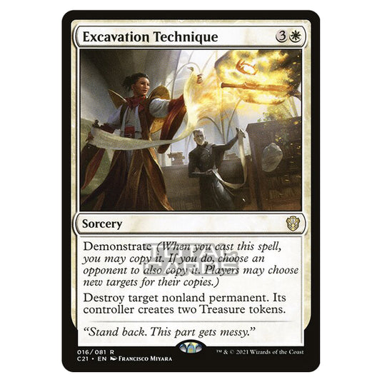 Magic The Gathering - Commander 2021 - Excavation Technique - 16/409