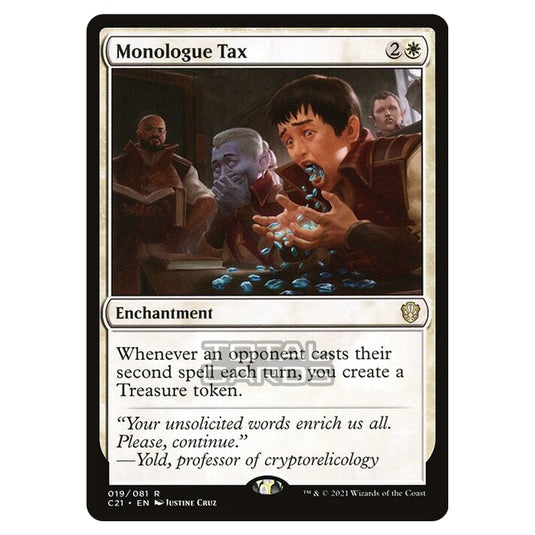 Magic The Gathering - Commander 2021 - Monologue Tax - 19/409