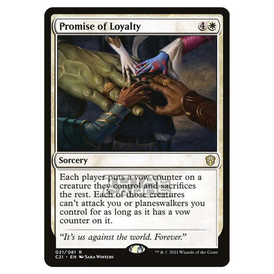 Magic The Gathering - Commander 2021 - Promise of Loyalty - 21/409