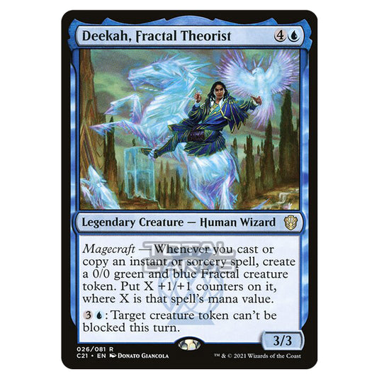 Magic The Gathering - Commander 2021 - Deekah, Fractal Theorist - 26/409