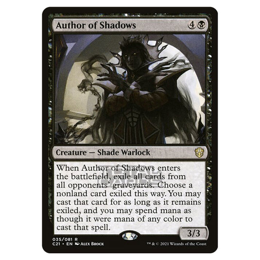 Magic The Gathering - Commander 2021 - Author of Shadows - 35/409