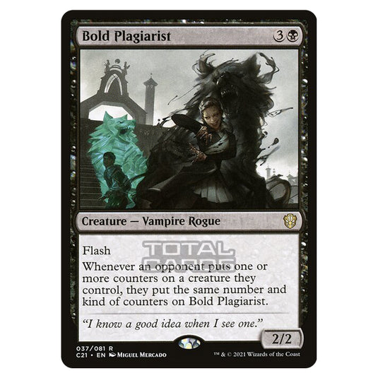 Magic The Gathering - Commander 2021 - Bold Plagiarist - 37/409