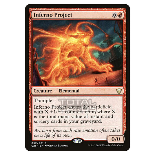 Magic The Gathering - Commander 2021 - Inferno Project - 52/409