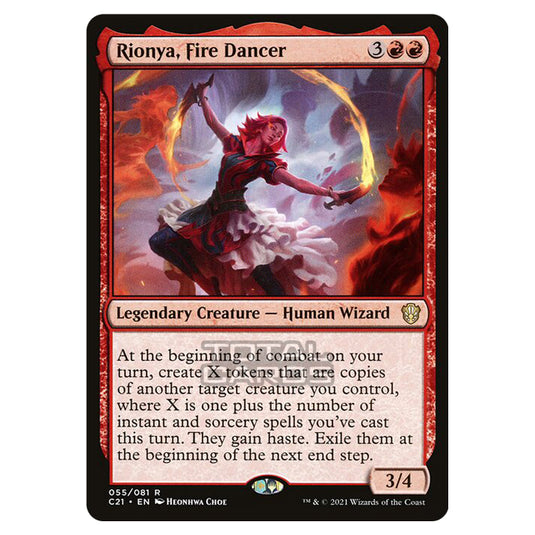 Magic The Gathering - Commander 2021 - Rionya, Fire Dancer - 55/409