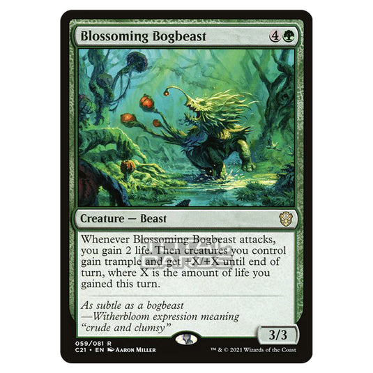 Magic The Gathering - Commander 2021 - Blossoming Bogbeast - 59/409