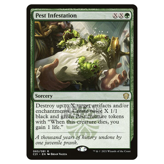 Magic The Gathering - Commander 2021 - Pest Infestation - 65/409