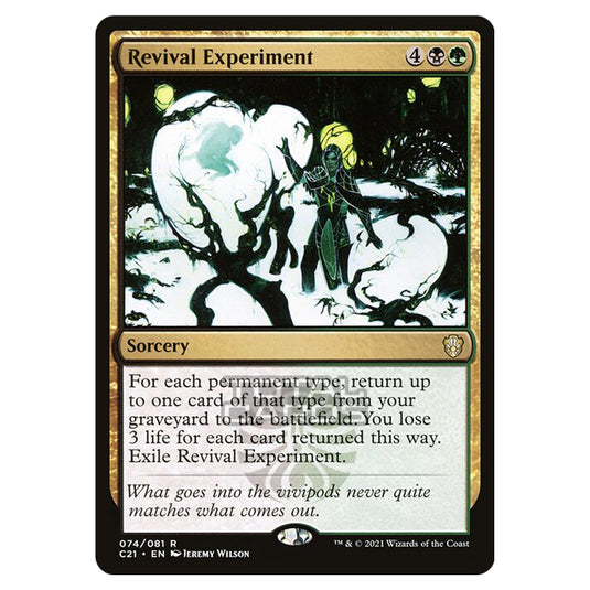 Magic The Gathering - Commander 2021 - Revival Experiment - 74/409