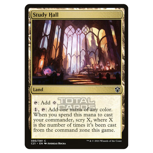 Magic The Gathering - Commander 2021 - Study Hall - 80/409