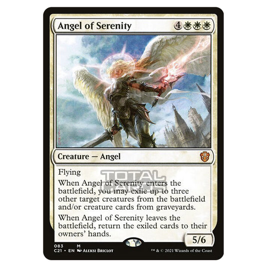mtg commander 2021 cards Magic The Gathering - Commander 2021 - Angel of Serenity