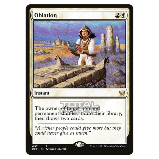 Magic The Gathering - Commander 2021 - Oblation - 97/409