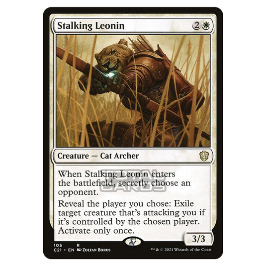 Magic The Gathering - Commander 2021 - Stalking Leonin - 105/409