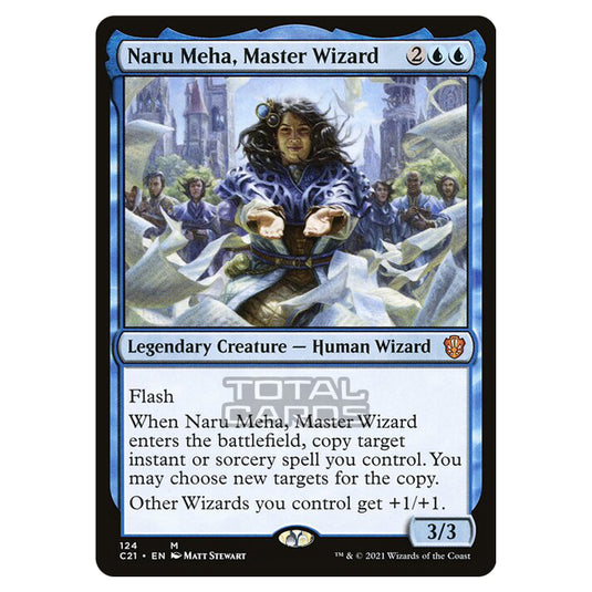 Magic The Gathering - Commander 2021 - Naru Meha, Master Wizard - 124/409