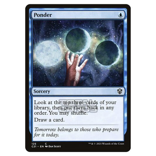 Magic The Gathering - Commander 2021 - Ponder - 125/409