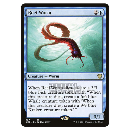 Magic The Gathering - Commander 2021 - Reef Worm - 127/409