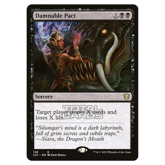 Magic The Gathering - Commander 2021 - Damnable Pact - 139/409