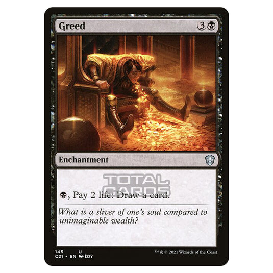 Magic The Gathering - Commander 2021 - Greed - 145/409 Magic The Gathering - Commander 2021 - Greed - 145/409