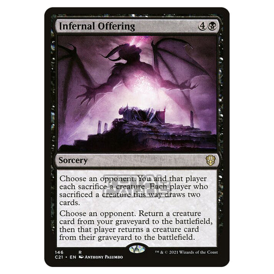 Magic The Gathering - Commander 2021 - Infernal Offering - 146/409