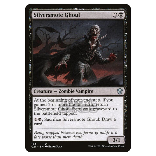 Magic The Gathering - Commander 2021 - Silversmote Ghoul - 154/409