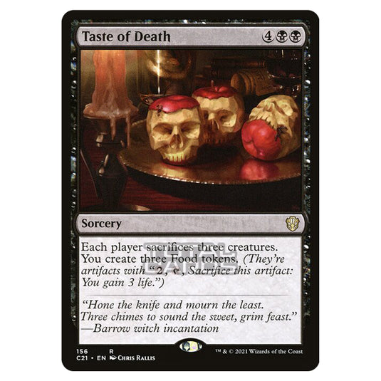 Magic The Gathering - Commander 2021 - Taste of Death - 156/409