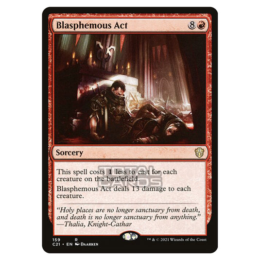 Magic The Gathering - Commander 2021 - Blasphemous Act - 159/409