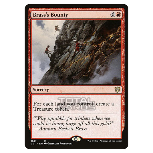 Magic The Gathering - Commander 2021 - Brass's Bounty - 160/409