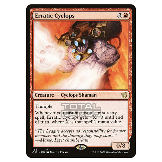 Magic The Gathering - Commander 2021 - Erratic Cyclops - 166/409