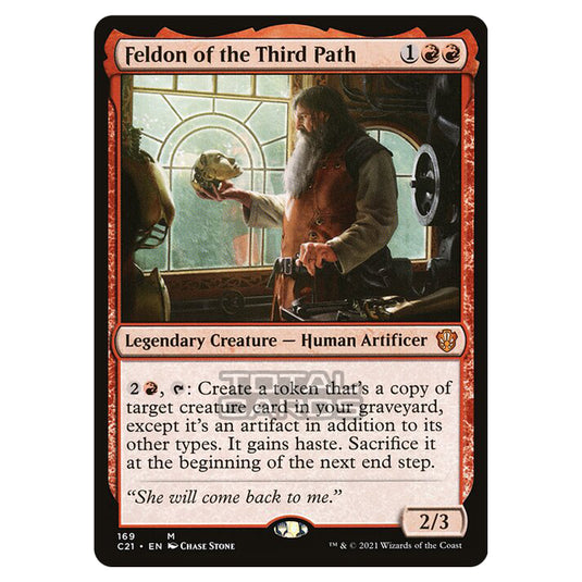 Magic The Gathering - Commander 2021 - Feldon of the Third Path - 169/409