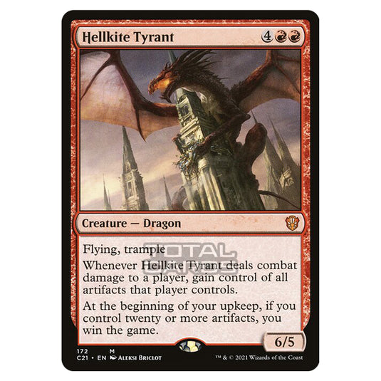 Magic The Gathering - Commander 2021 - Hellkite Tyrant - 172/409