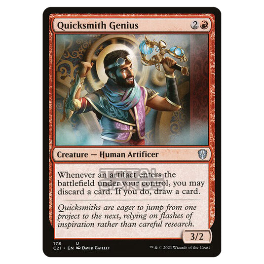 Magic The Gathering - Commander 2021 - Quicksmith Genius - 178/409