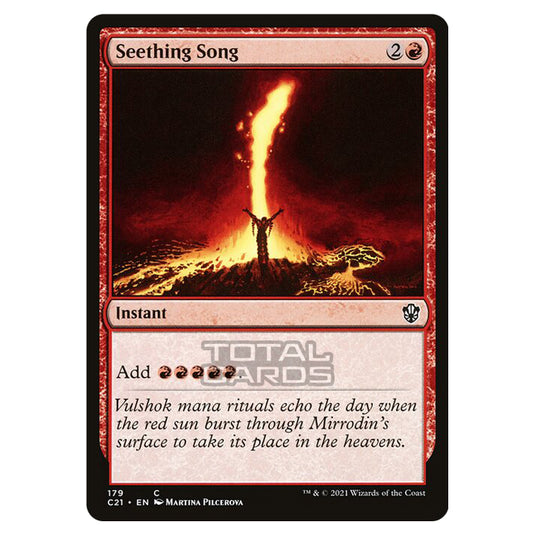 Magic The Gathering - Commander 2021 - Seething Song - 179/409