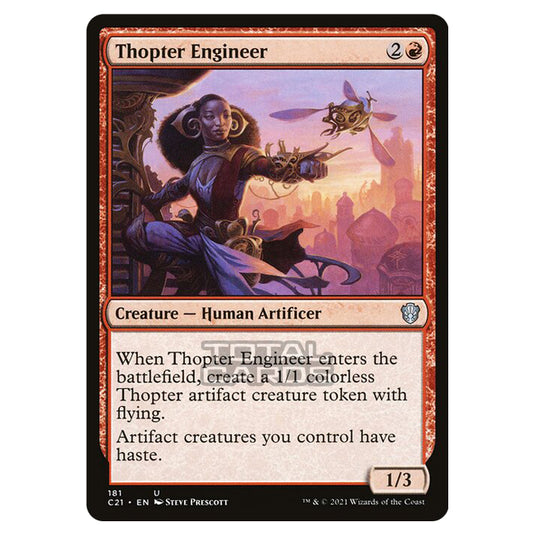 Magic The Gathering - Commander 2021 - Thopter Engineer - 181/409