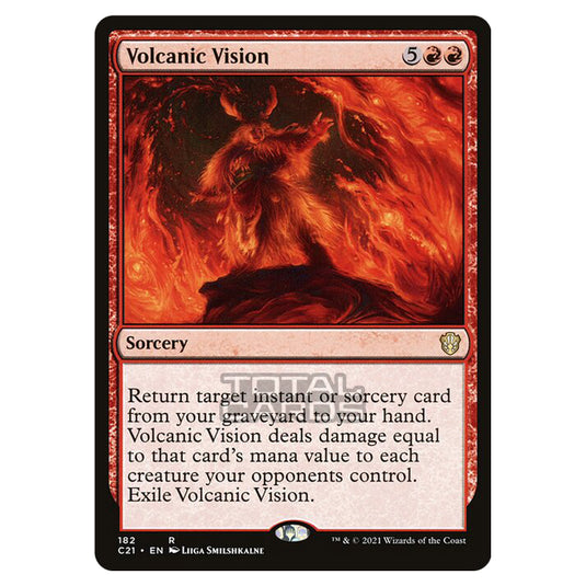 Magic The Gathering - Commander 2021 - Volcanic Vision - 182/409