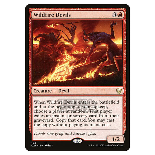 Magic The Gathering - Commander 2021 - Wildfire Devils - 183/409