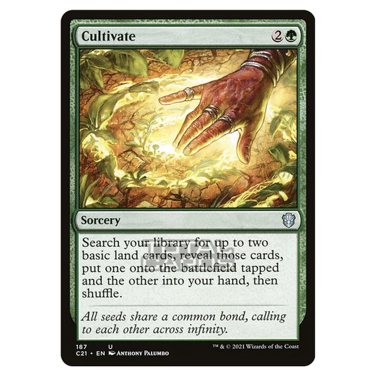 Magic The Gathering - Commander 2021 - Cultivate - 187/409