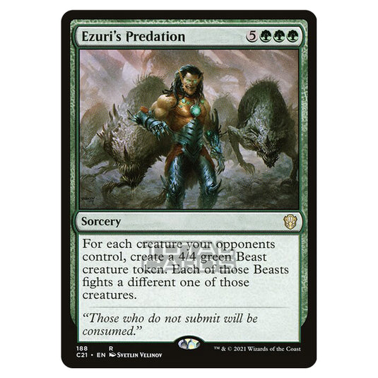 Magic The Gathering - Commander 2021 - Ezuri's Predation - 188/409