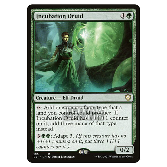 Magic The Gathering - Commander 2021 - Incubation Druid - 195/409