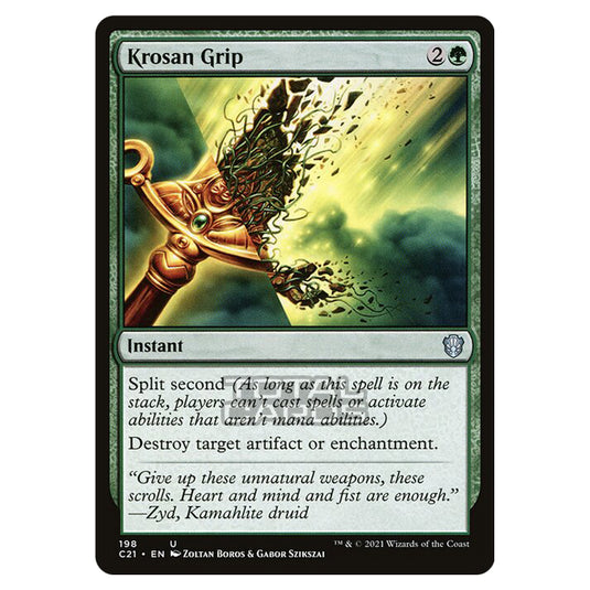 Magic The Gathering - Commander 2021 - Krosan Grip - 198/409