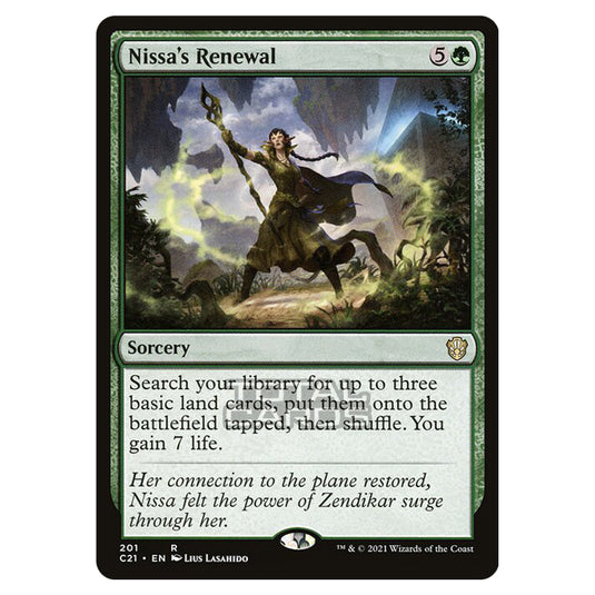 Magic The Gathering - Commander 2021 - Nissa's Renewal - 201/409