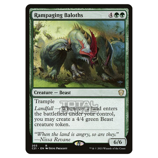 Magic The Gathering - Commander 2021 - Rampaging Baloths - 203/409